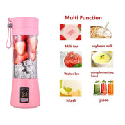 Portable Wireless Electric Fruit Juicer Blender Fresh Fruit Smoothie