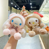 Adorable Sanrio Plush Doll Keychains