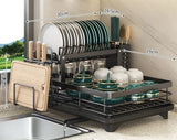 Dish Storage Rack Kitchen Dish Draining Rack